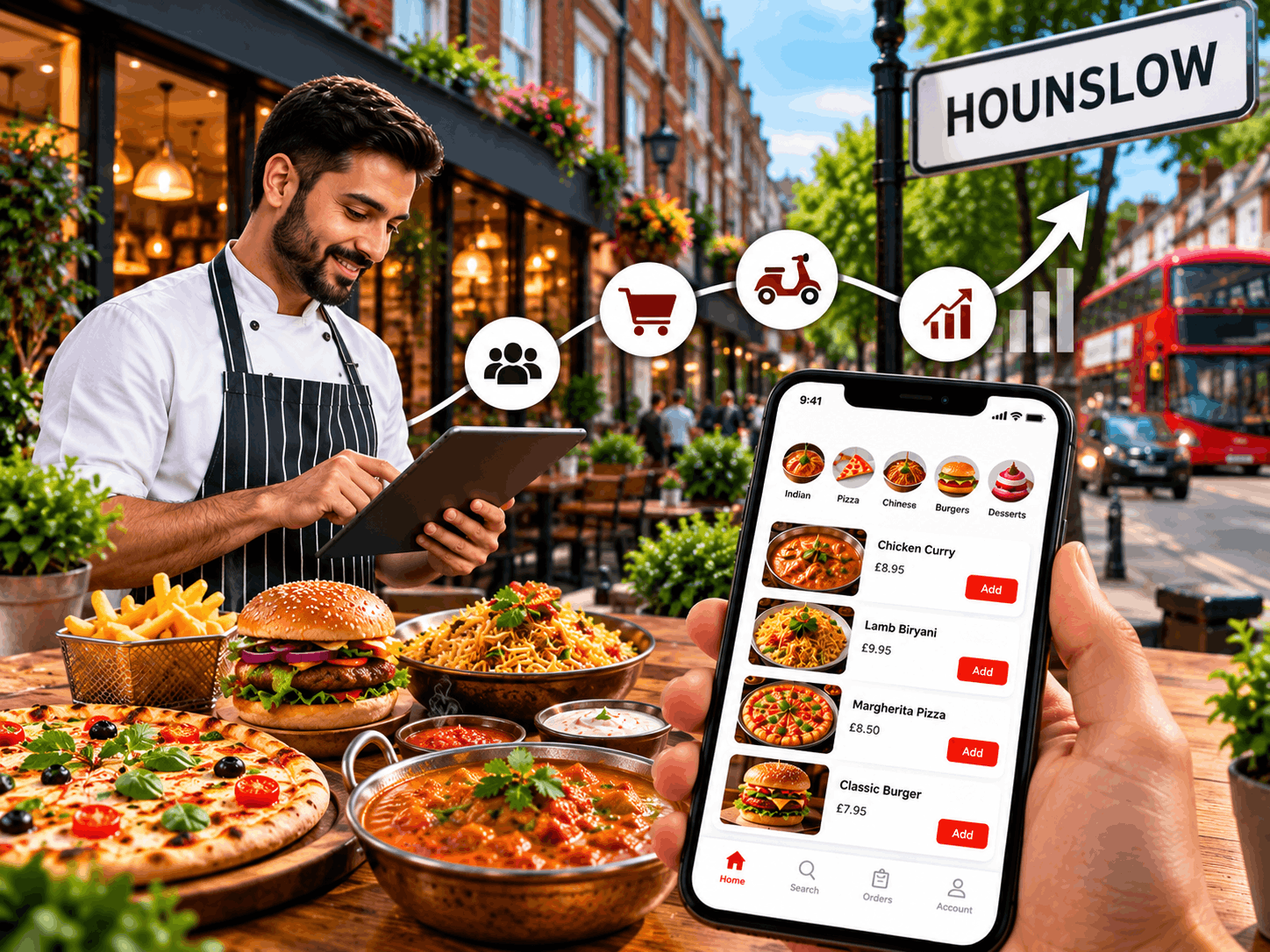 How Hounslow Restaurants Can Increase Direct Online Orders
