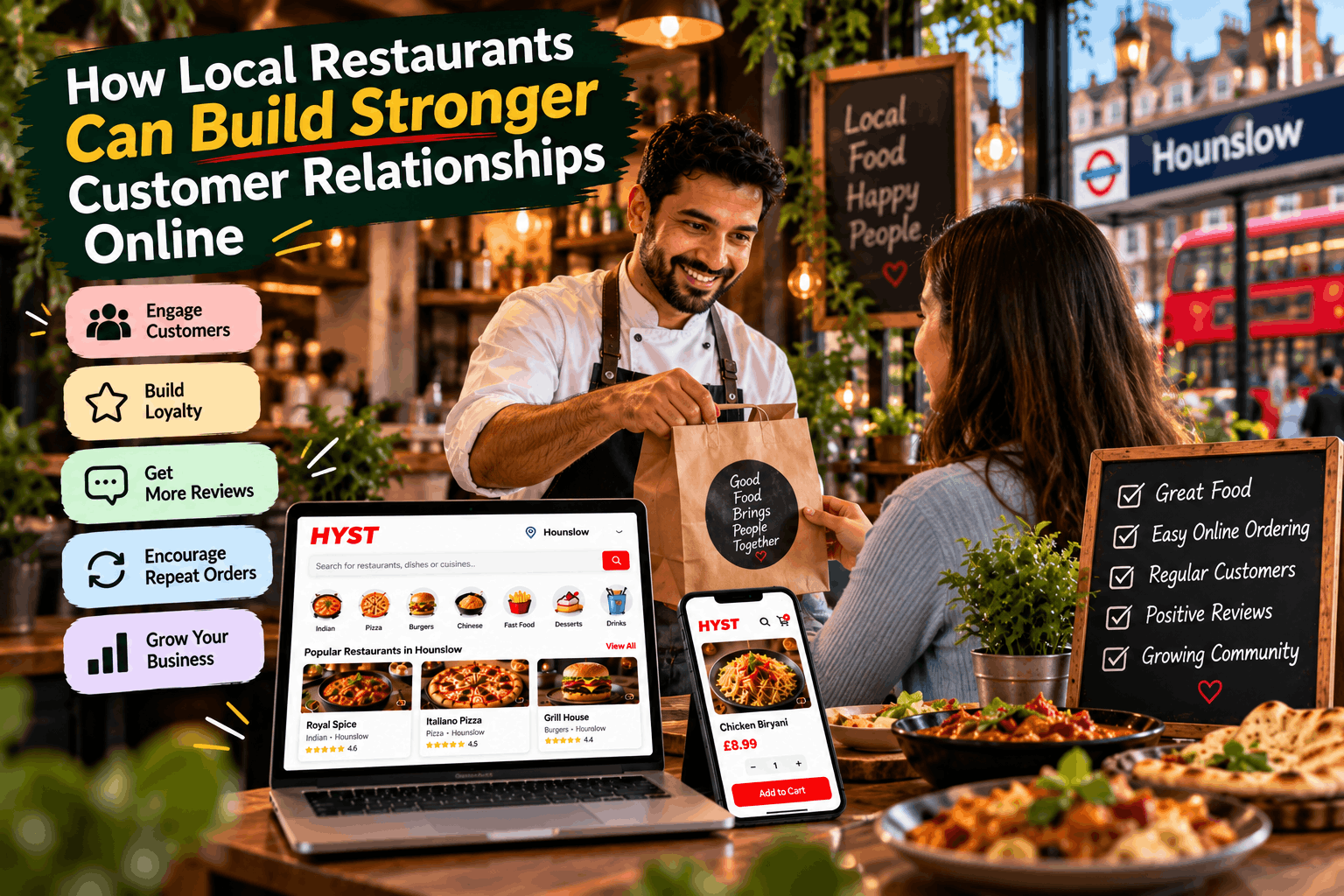 How Local Restaurants Can Build Stronger Customer Relationships Online
